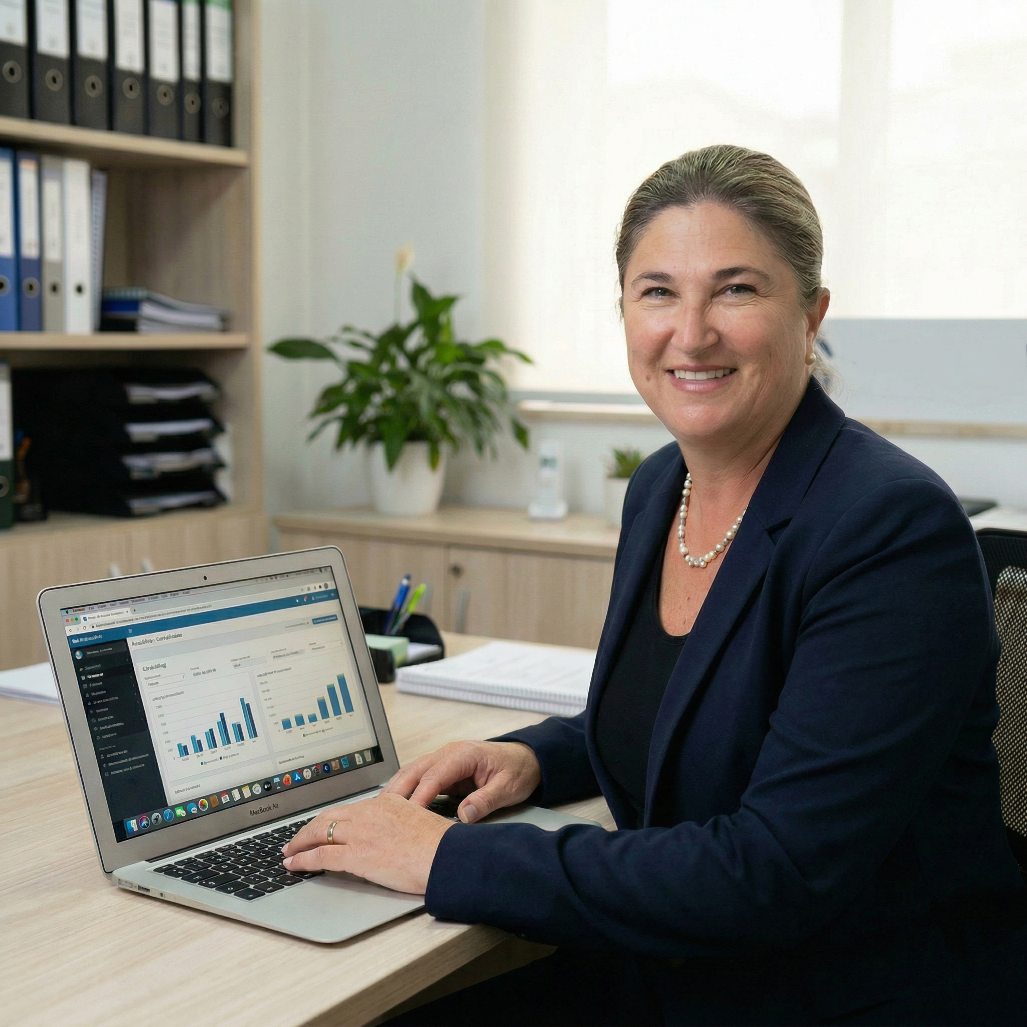 Cristiane Wasem — Contadora responsável pela Wasem Contabilidade, Toledo/PR